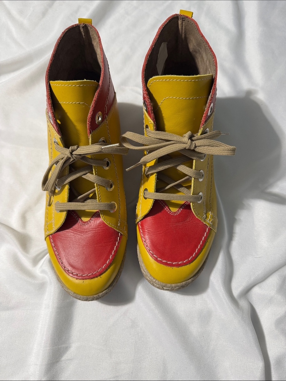 Mark Manufaktur Colorblock Leather Boots EU 37 Streetwear Gorpcore Avant-Garde